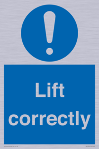 Lift correctly sign